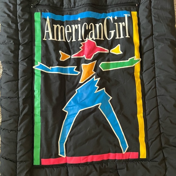 American Girl Black Sleeping Bag Set - Picture 4 of 6